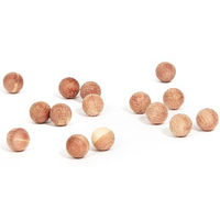 Set 15 Palline In Cedro Rosso Antitarme