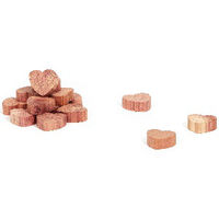 Set 15 Cuoricini In Cedro Rosso Antitarme