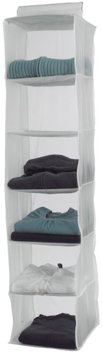 Milky - Organizer Armadio Portatutto 6 ripiani