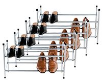 Set di 4 scarpiere portascarpe regolabili Stilito