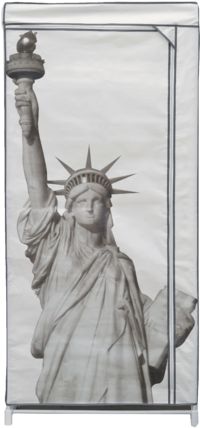 Statua della liberta' - Armadio Guardaroba Cabina Appendiabiti