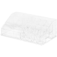 Portatrucchi Organizer trapezoidale trasparente