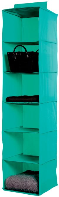 Color - Organizer Armadio Portatutto 6 Ripiani Verde