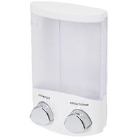 Duo - Dispenser sapone da muro bianco