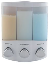 Trio - Dispenser Sapone Da Muro Bianco