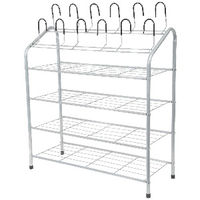 Harry - Scarpiera Portascarpe a 4 livelli con 12 appendini