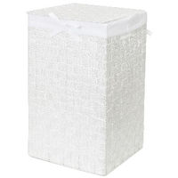 Cesto Portabiancheria quadrato STAN Bianco
