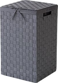Cesto Portabiancheria quadrato STAN Grigio