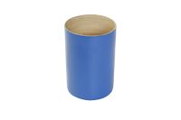 Danang - Bicchiere grande bambù laccato blu