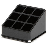 Portatrucchi Mini Organizer Quadrato 9 Scomparti - Nero