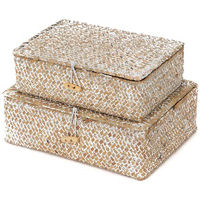 Lotto di 2 cesti beige "Macao"