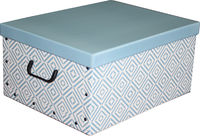 Baule in Cartone Blu Baltico - Compactor