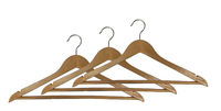 Set 3 pezzi grucce legno