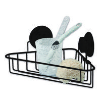 Mensola angolare con ventose "Bestlock Black"