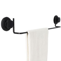 Portasciugamani con ventose "Bestlock Black"