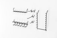 Walltech Garage - Set 10 Ganci Per Panello Forato