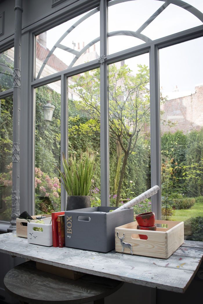 Scatola in pino naturale M 5 Compactor