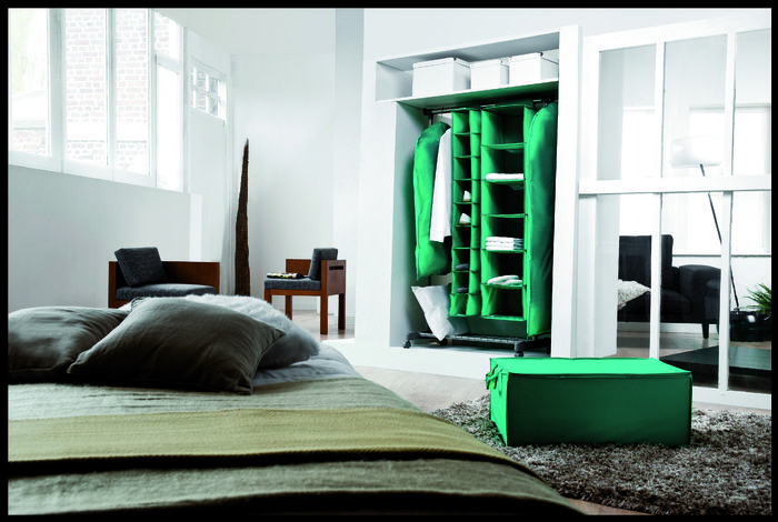 Color - Organizer Armadio Portatutto 6 Ripiani Verde 2 Compactor