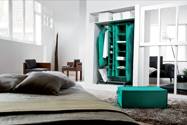 Color - Custodia Verde Porta Coperte Piumoni Biancheria 2 Compactor