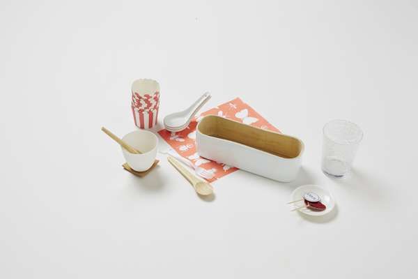 Organizar in bambù laccato bianco "Danang" 1 Compactor