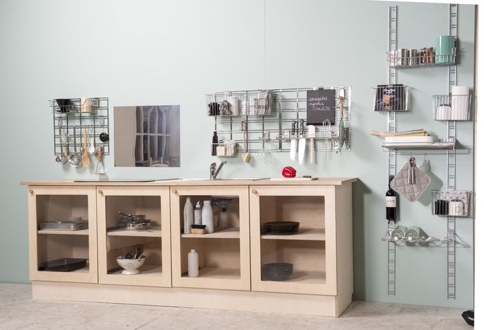 Walltech Cucina - Portabottiglie 4 Compactor