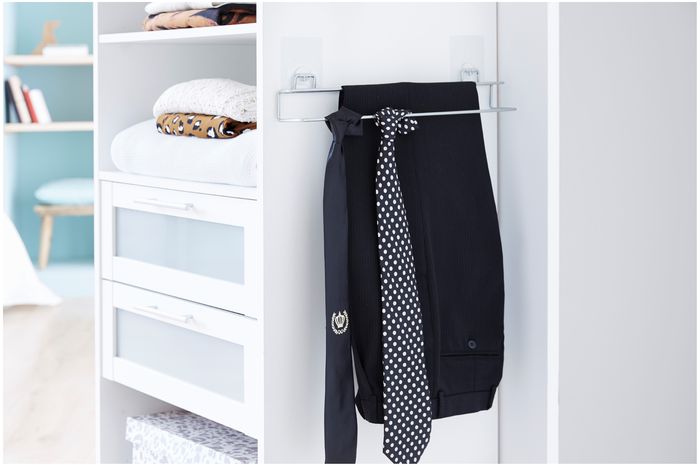 Barra doppia pantaloni adesiva da muro 3 Compactor