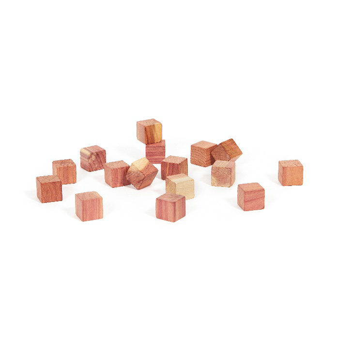 Set 15 Cubetti In Cedro Rosso Antitarme 3 Compactor