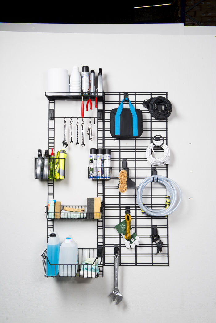 Walltech Garage - Set di 6 ganci 2 Compactor