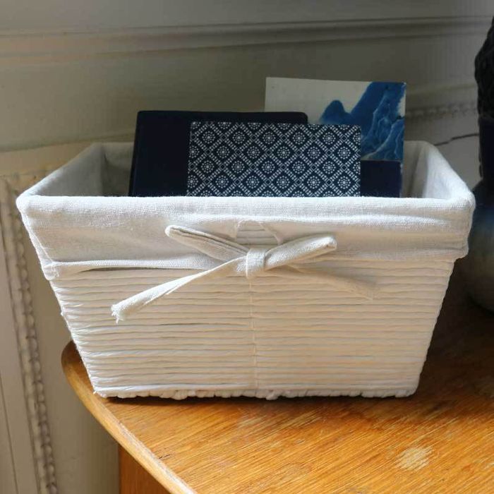 Kimo cesto in carta colore bianco