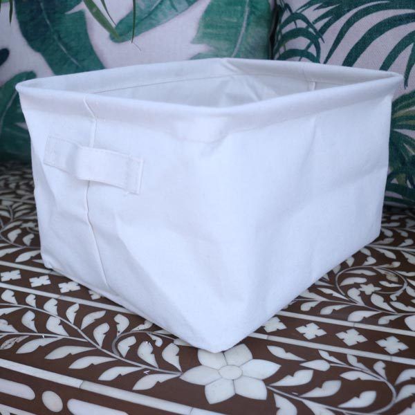 Cesto soft in canvass bianco "Flex" taglia L  2 Compactor