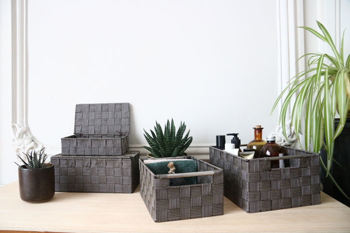 TORONTO Cesto Medium Marrone 6 Compactor