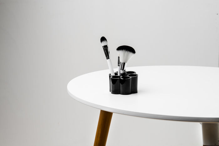 Portatrucchi Organizer Portamatite "Flower" - Nero 3 Compactor