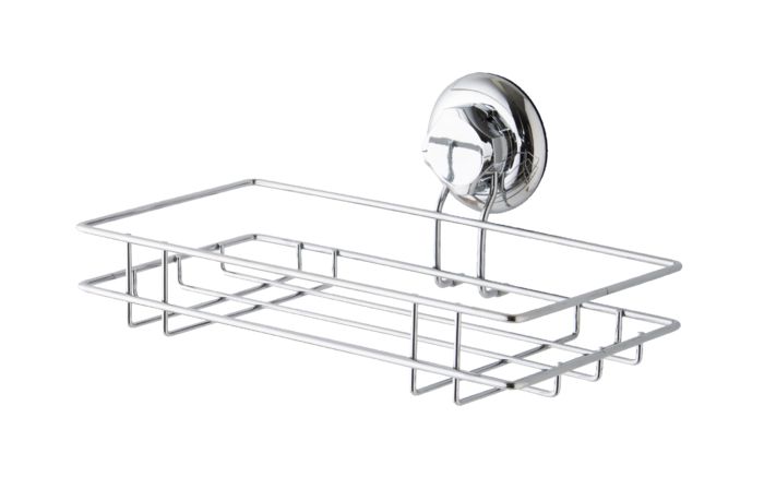Ripiano rettangolare multiuso cromato 1 Compactor