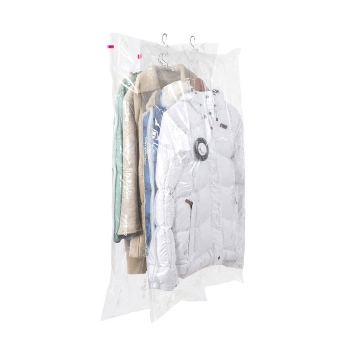 Espace+ Set 2 sacchi salvaspazio sottovuoto con gancio 2 Compactor