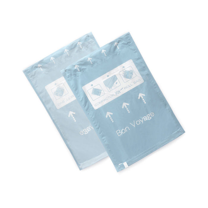 Set 2 Sacchi Salvaspazio Sottovuoto da Viaggio - Compactor Jet Roll bags S 1 Compactor
