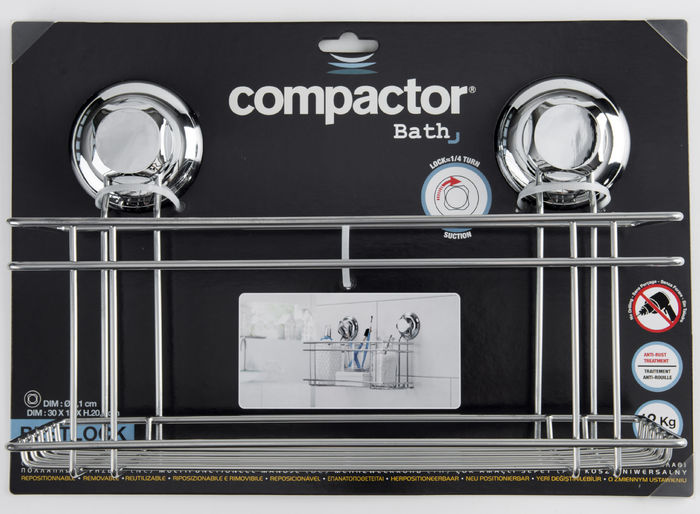 Cestello portaoggetti bagno da Muro / da Parete 3 Compactor