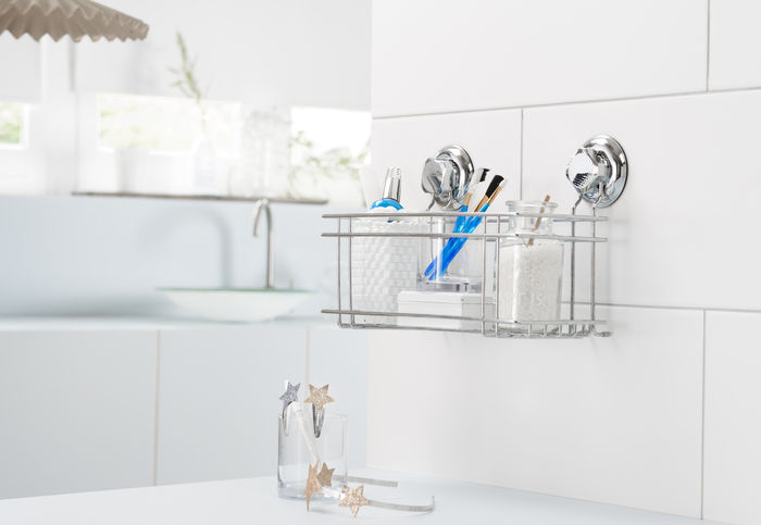 Cestello portaoggetti bagno da Muro / da Parete 2 Compactor