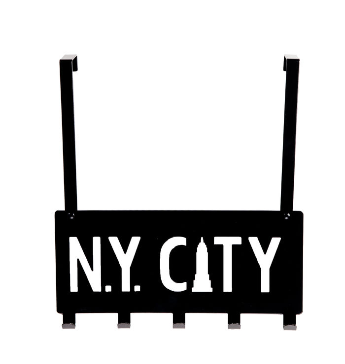 Ny City - Gancio da porta nero 1 Compactor