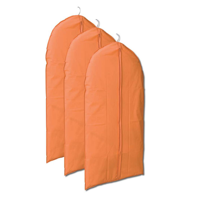 Set Di 3 Copriabito Corto Arancio 1 Compactor