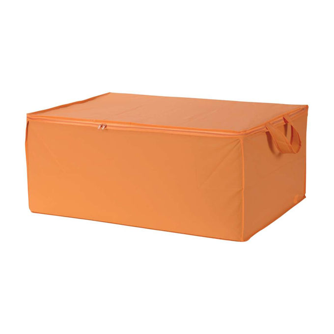 Color - Custodia Arancio Porta Coperte Piumoni Biancheria 1 Compactor