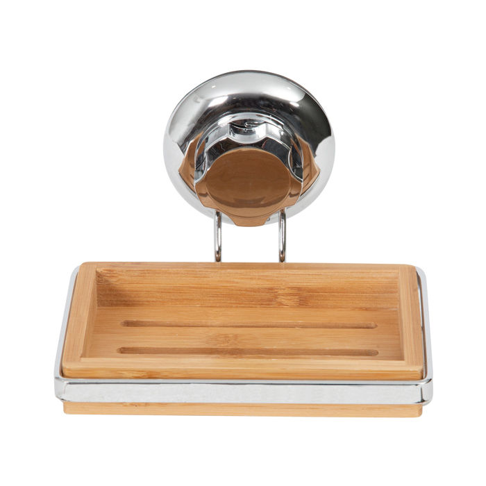 Portasapone in bambù a ventosa 2 Compactor