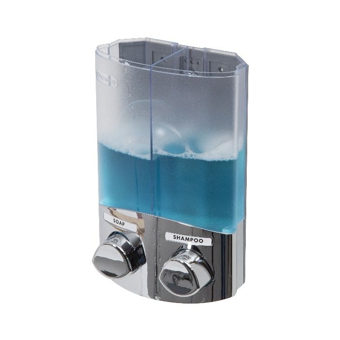 Duo - Dispenser Sapone Da Muro Cromato 6 Compactor