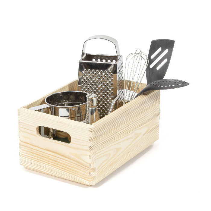 Scatola in pino naturale S 4 Compactor