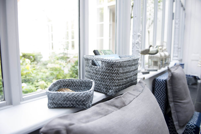 Cesto "Dalat" antracite L 2 Compactor