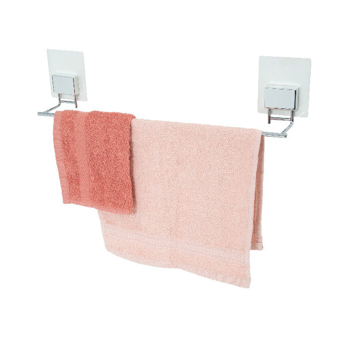 Barra porta salviette adesiva da muro 4 Compactor