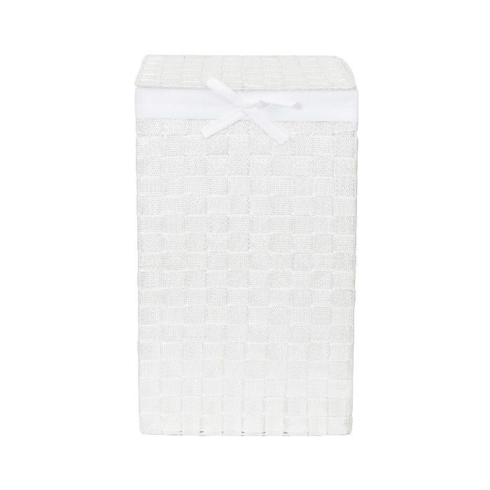 Cesto Portabiancheria quadrato STAN Bianco 2 Compactor