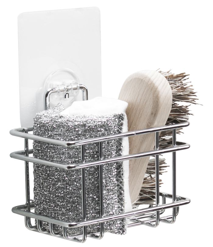 Cestello Porta Spugne Adesivo da Muro Riposizionabile  2 Compactor