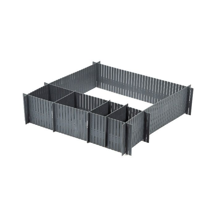Set 6 pezzi separatore modulare per cassetti - Grigio 3 Compactor