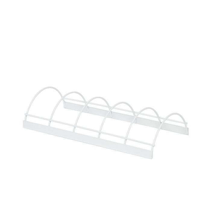 Supporto per coperchi pentole in filo metallico bianco  1 Compactor