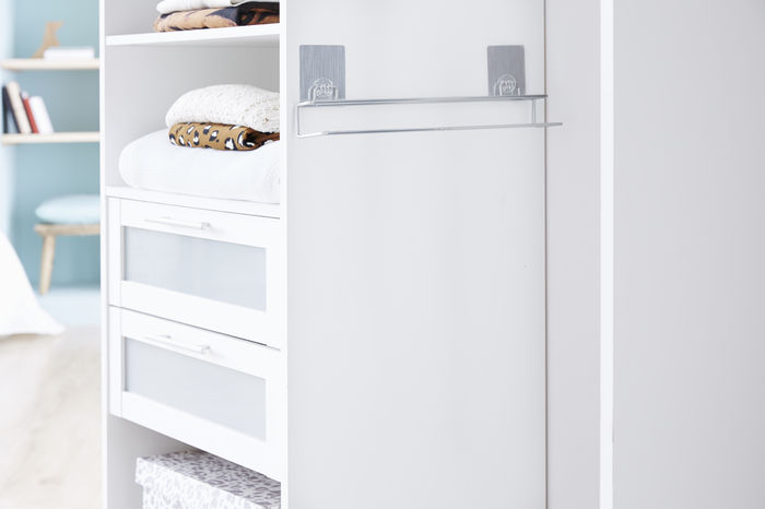 Barra doppia pantaloni adesiva da muro 2 Compactor